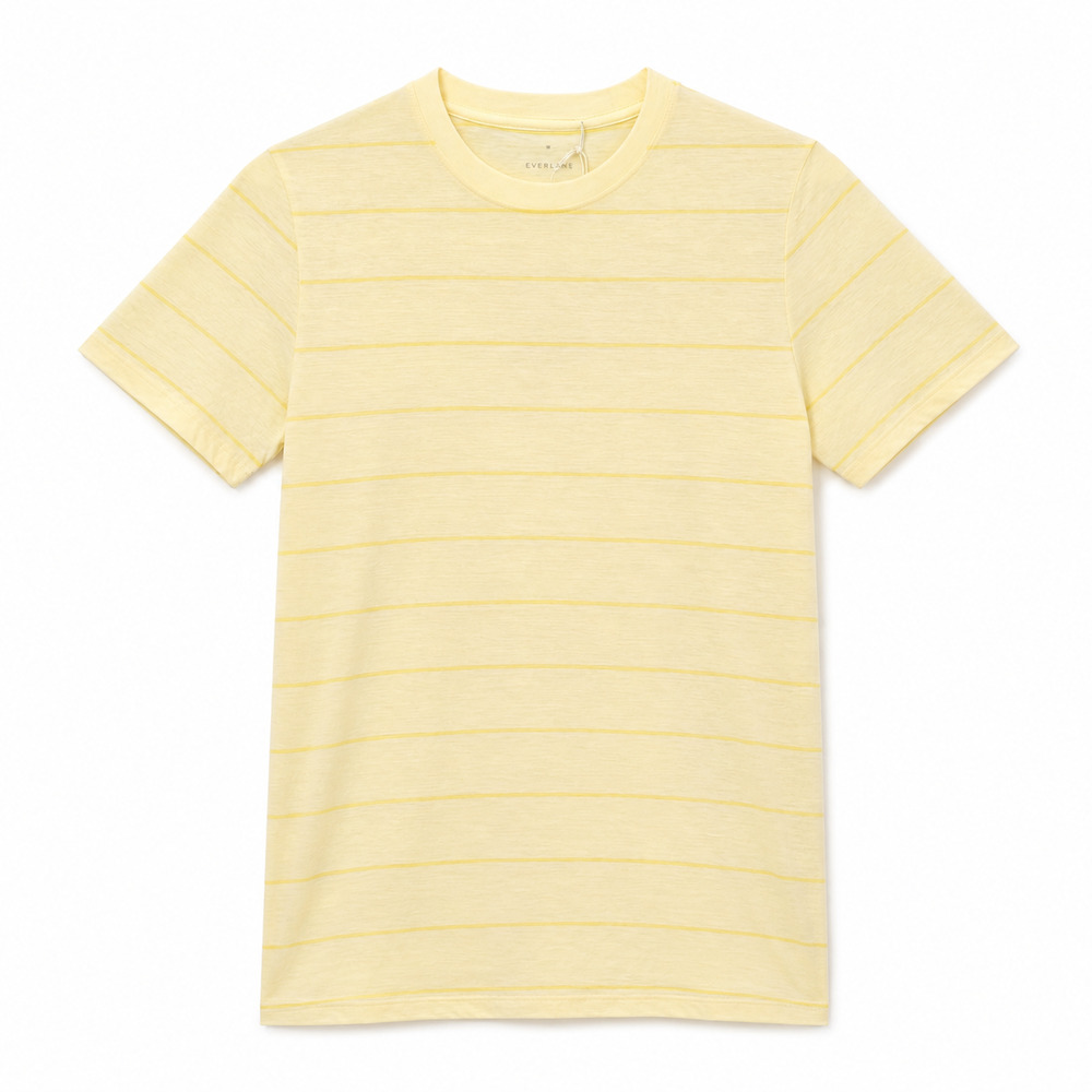 Everlane Tshirt Womens Size Medium Yellow Short Sleeve Organic Cotton Casual NWT